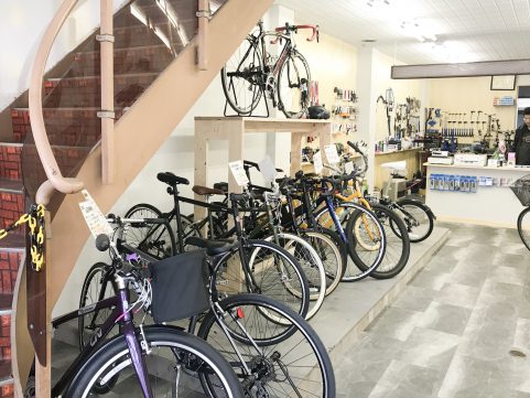 侍サイクル新店舗 自転車